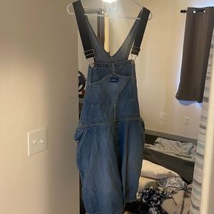 Cute jean short overalls.
